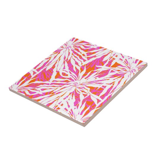 Carreau Palmettes tropicales (Côté)