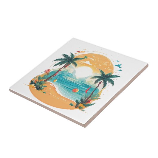 Carreau Palmier de Sun Beach (Côté)