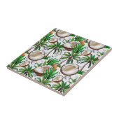Carreau Palmiers à noix de coco Design tropical  (Côté)
