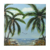 Carreau Palmiers Abstraits (Devant)