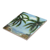 Carreau Palmiers Abstraits (Côté)