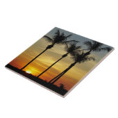 Carreau Palmiers et coucher de soleil, Mindil Beach (Côté)
