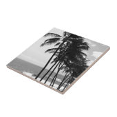 Carreau Palmiers noirs et blancs (Côté)