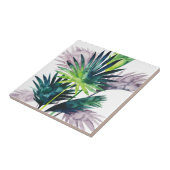 Carreau Palmiers Twilight - Franges de palmiers (Côté)