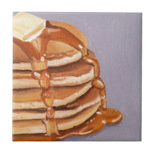 Carreau Pancakes Shortstack Petit-déjeuner Peinture
