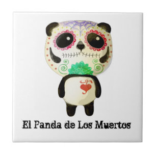 Carreau Panda du jour des morts