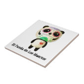 Carreau Panda du jour des morts (Côté)