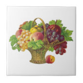 Carreau Panier de fruits vintage (Devant)