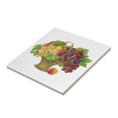 Carreau Panier de fruits vintage (Côté)