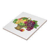 Carreau Panier de fruits vintage no2 (Côté)