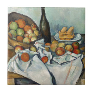 Carreau Panier de pommes Still Life Cezanne Peinture Art