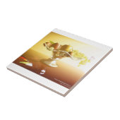 Carreau Panier de verre avec fruits et batteries (Côté)