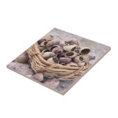 Carreau Panier des clous de girofle secs de cosse (Côté)