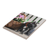Carreau Panier pour Bouledogue Français (Côté)