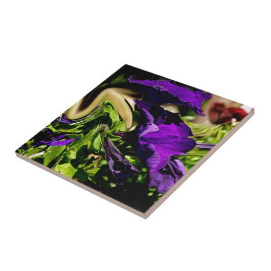 Carreau Panique violette (Côté)