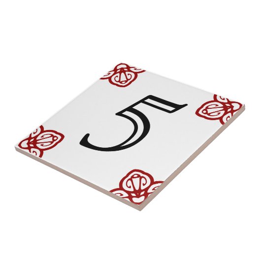 Carreau Panneau d'adresse espagnol (Côté)