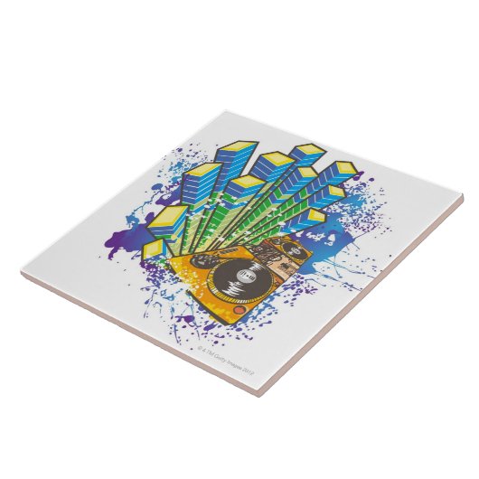 Carreau Panneau de commande du DJ (Côté)