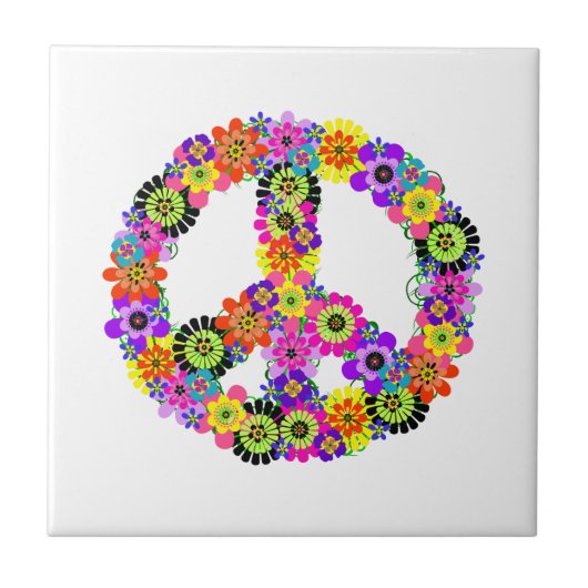 Carreau Panneau de paix (Devant)