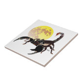 Carreau Panneau de photographie en céramique scorpion (Côté)