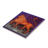 Carreau Panneau Lion Zodiac Lion Horoscope Anniversaire (Côté)