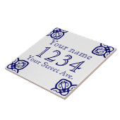 Carreau Panneau Maison en tuile espagnole (Côté)