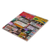 Carreau Panneaux de néon dans les rues de Hong Kong (Côté)