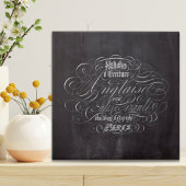 Carreau Panneaux rougeâtres à Paris Scripts français