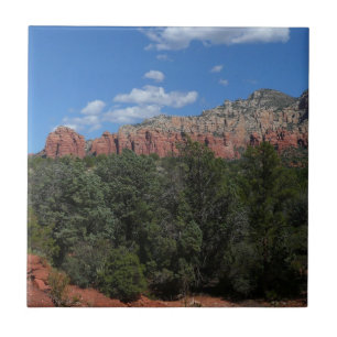 Carreau Panorama des rochers rouges à Sedona Arizona
