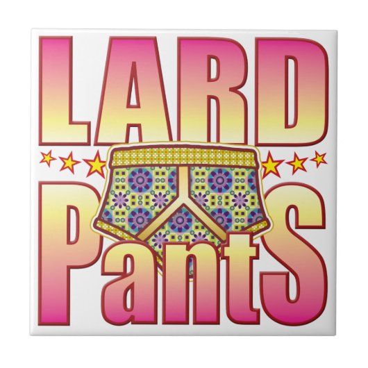 Carreau Pantalon fleuri de saindoux (Devant)