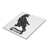 Carreau panthère noir (Côté)