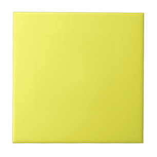 Carreau Pantone néon Fluorescent jaune citron couleur vive