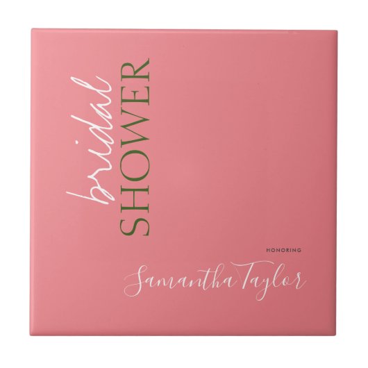 Carreau Papeterie élégante Mariage minimaliste chic (Devant)