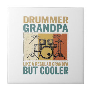 Carreau Papi Batteur Comme un Papi Normal Mais Plus Cool 