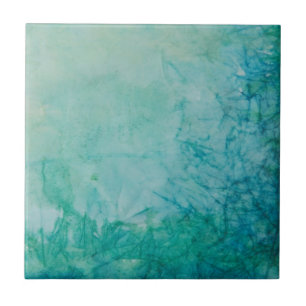 Carreau Papier avec l'abrégé sur bleu, vert, et noir