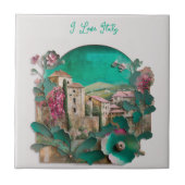 Carreau Papier italien floral Sculpture (Devant)