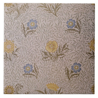 Carreau Papier peint en poudre Vintage Floral William Morr