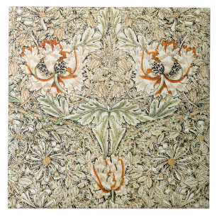 Carreau Papier peint floral Chèvrefeuille de William Morri