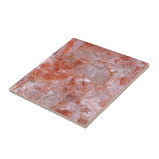 Carreau Papier rose Quartz (Côté)