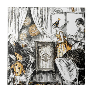 Carreau Papiers Vintages Halloween