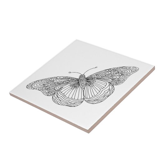 Carreau Papillon à main (Côté)