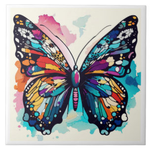 Carreau Papillon abstrait