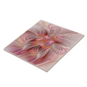 Carreau Papillon Abstrait coloré Imaginaire Fractal Art (Côté)