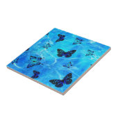 Carreau Papillon bleu (Côté)