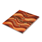 Carreau Papillon couleur automne (Côté)