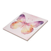 Carreau Papillon d'art à l'aquarelle (Côté)