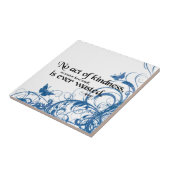 Carreau papillon de bonté tourbillon (Côté)