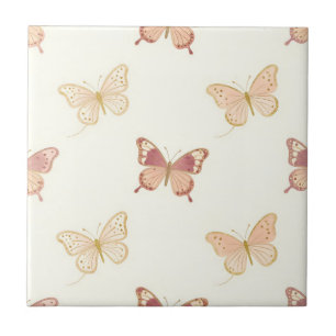 Carreau Papillon délicat motif sans couture