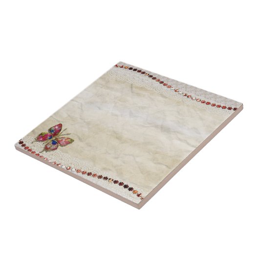 Carreau Papillon élégant (Côté)