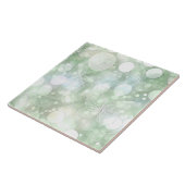 Carreau Papillon Éthéré Lumineux Vert ID1184b (Côté)