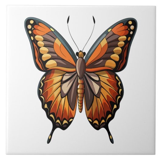 Carreau Papillon illustré (Devant)